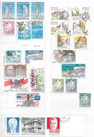 Monaco Collection De 510 Timbres Oblitérés De 1984/2005 Cote +700€ - Lots & Serien