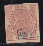 ITALIE DEUX SICILES 1858 N°5 Oblitération LINEAIRE / CACHET - Sicile