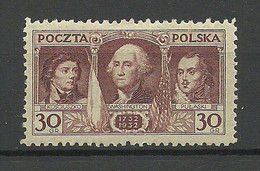 POLEN Poland 1932 Michel 271 * G. Washington - George Washington