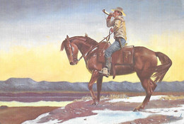 Etats-Unis - USA - PONY EXPRESS - Messager - Cor Trompette - Cheval Courrier Cow-boy - - Andere & Zonder Classificatie