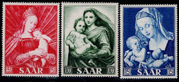 SAARLAND 1954 PAINTING MI No 351-3 MNH VF!! - Other & Unclassified