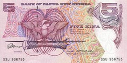 PAPUA NEW GUINEA 5 KINA 1993 P 14 UNC SC NUEVO - Papua Nueva Guinea