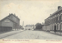 BRUGELETTE.  PLACE DE LA STATION. GARE. - Brugelette