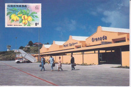 ANTILLES  - GRENADA - Point Salines, Grenada Airport - AEROPORT - ANIMEE VOYAGEURS - CARTE RARE - Grenada