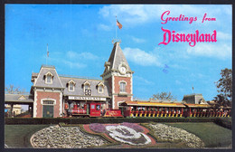 United States 1977 / Greetings From Disneyland / Main Railway Station, Passenger Train - Disneyland