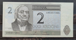 Banknote Estonia 2 Krooni 1466 FE - Estonie