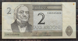 Banknote Estonia 2 Krooni 5889 S - Estonia