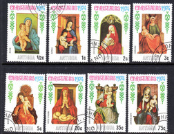 ANTIGUA - 1974 CHRISTMAS PAINTINGS SET (8V) FINE USED SG 413-420 - 1960-1981 Autonomie Interne