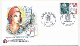 FRANCE - Enveloppe Fédérale - Journée Du Timbre 1995 - 2,80 Type Gandon - AVIGNON (Vaucluse) - Storia Postale