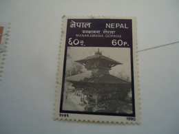 NEPAL  USED STAMPS  MONUMENTS - Népal
