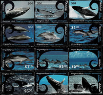 AITUTAKI 2012 Mi 836-847 WHALES AND DOLPHINS MINT STAMPS ** - Dauphins
