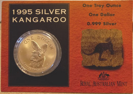 1995 - Australia Dollar Canguro - Oncia Argento   ------ - Silver Bullions