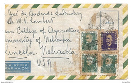 279 - 3 - Enveloppe Envoyée De Sao Paulo Aux USA - Storia Postale