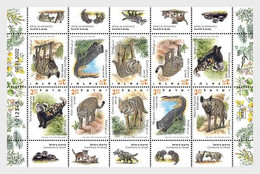 Israel - Postfris / MNH - Sheet Carnivores 2023 - Unused Stamps