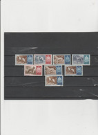 San Marino 1956 - (Sassone)  8 Stamps Nuovi/usati Della Serie "Cani Di Razza" - Used Stamps