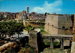 BARLETTA - SCORCIO DEL CASTELLO SVEVO E PANORAMA DELLA CITTA' VECCHIA - EDIZ. LOBUONO - 1970s (14410) - Barletta