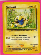 Carte Pokemon Francaise 1995 Wizards Neo Discovery 58/75 Wattouat 50pv Bon Etat - Wizards