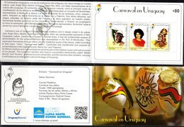 URUGUAY,2019, MNH, CARNIVAL, BOOKLET - Carnaval