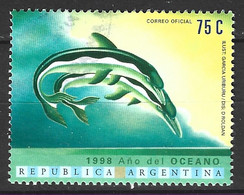 ARGENTINE. N°2078 Oblitéré De 1999. Dauphin. - Dauphins