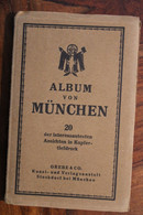 1930's Carnet Album 20 AK Cpa München Deutsches Reich Allemagne Cover Germany - München