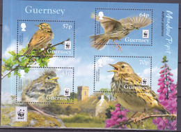 Guernsey 2017, Postfris MNH, Birds, WWF - Neufs
