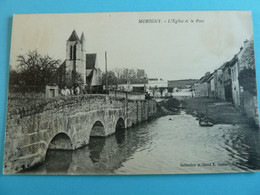 MORIGNY  L'EGLISE ET LE PONT - Otros & Sin Clasificación