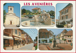 Les Avenières (38) - Quelques Vues Et La Fontaine De Bacchus (F. Baudry) - Les Avenières