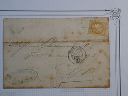 BO9 FRANCE     LETTRE    1871  BORDEAUX + EMISSION BORDEAUX N°43 ++ AFFRANCH. INTERESSANT++ - 1870 Emisión De Bordeaux