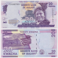 Malawi 20 Kwacha 2020 P#63e - Malawi