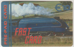 BELGIUM - Fast Card (Steam Train), Megaphone Telecom, 10 €, Used - [2] Prepaid & Refill Cards