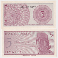 Indonesia 5 Sen 1964 P#91 - Indonésie