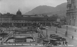 Amerique - Colombie - BOGOTA - Plaza De Bolivar - Costado Norte - Automotors - Cachet Luis Poudade - Carte-Photo - Colombie