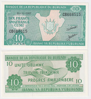 Burundi 10 Francs 2007 P#33e - Burundi