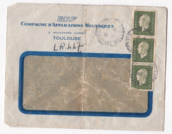 Enveloppe 1946, SKF Compagnie D’Applications Mécaniques à Toulouse - Storia Postale