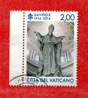 Vaticano ° - 2014 - SAN PIO X,  Unif. 1684. - Usati