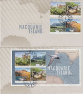 AAT 2010 Macquarie Island 4v + M/s 2 FDC  (XC178) - FDC