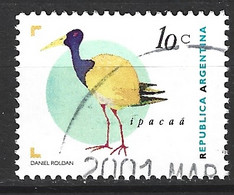 ARGENTINE. N°1838 Oblitéré De 1994. Râle. - Used Stamps