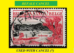 BEFALE BELGIAN CONGO / CONGO BELGE CANCEL STUDY [1] WITH COB 325   R-A-R-E ! - Variétés Et Curiosités