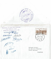 CTN82 - 50° ANNEE POLAIRE INT.LE - EXP. FRANCAISE A.N.S.1983 SCORESBY SUND 19/2/1983 SIGNATURE DES 6 MEMBRES EXP.ON - Sonstige & Ohne Zuordnung