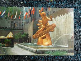 Sunken Plaza, Rockefeller Center, Envoyée En 1974 à Fayt-Lez-Manage (R16) - Parks & Gardens