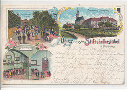 AK NÖ Herzogenburg - Gruss Aus ... Litho Bez. St.Pölten 1899 - St. Pölten