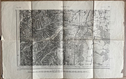 SP CARTE DES ENVIRONS DE COLMAR 1887  / 54 X 34 Cm - Geographical Maps