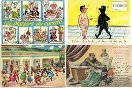 HEALTH BATHS SOURCES 15 Vintage France Postcards Pre-1970 (L3508) - Santé