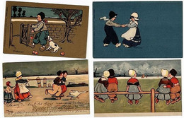 PARKINSON ETHELD ARTIST SIGNED, FOLKLORE, CHILDREN, 13 Vintage Postcards (L5540) - Parkinson, Ethel