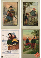 ETHEL PARKINSON ARTIST SIGNED CHILDREN 15 Vintage Postcards Pre-1920 (L3211) - Parkinson, Ethel