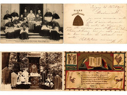 CATHOLIC RELIGION INCL. PROCESSIONS FRANCE 70 Vintage Postcards Pre-1940 (L6082) - Luoghi Santi