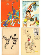 BASKETBALL, HANDBALL SPORT, SPORTS, 35 Postcards (L6065) - Handbal