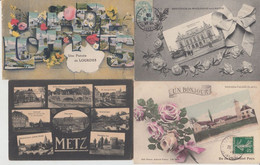 SOUVENIR DE France 94 Vintage Postcards Mostly Pre-1940 (L5739) - Saluti Da.../ Gruss Aus...