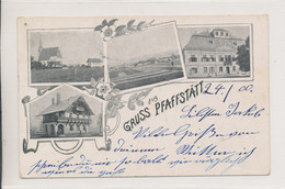 AK OÖ Pfaffstätt - Gruss Aus .. Mehrbild AK Bez. Braunau 1900 - Braunau