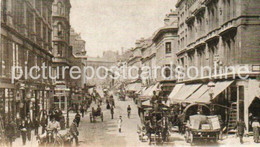 BIRMINGHAM NEW STREET OLD B/W POSTCARD WARWICKSHIRE UNDIVIDED BACK - Birmingham